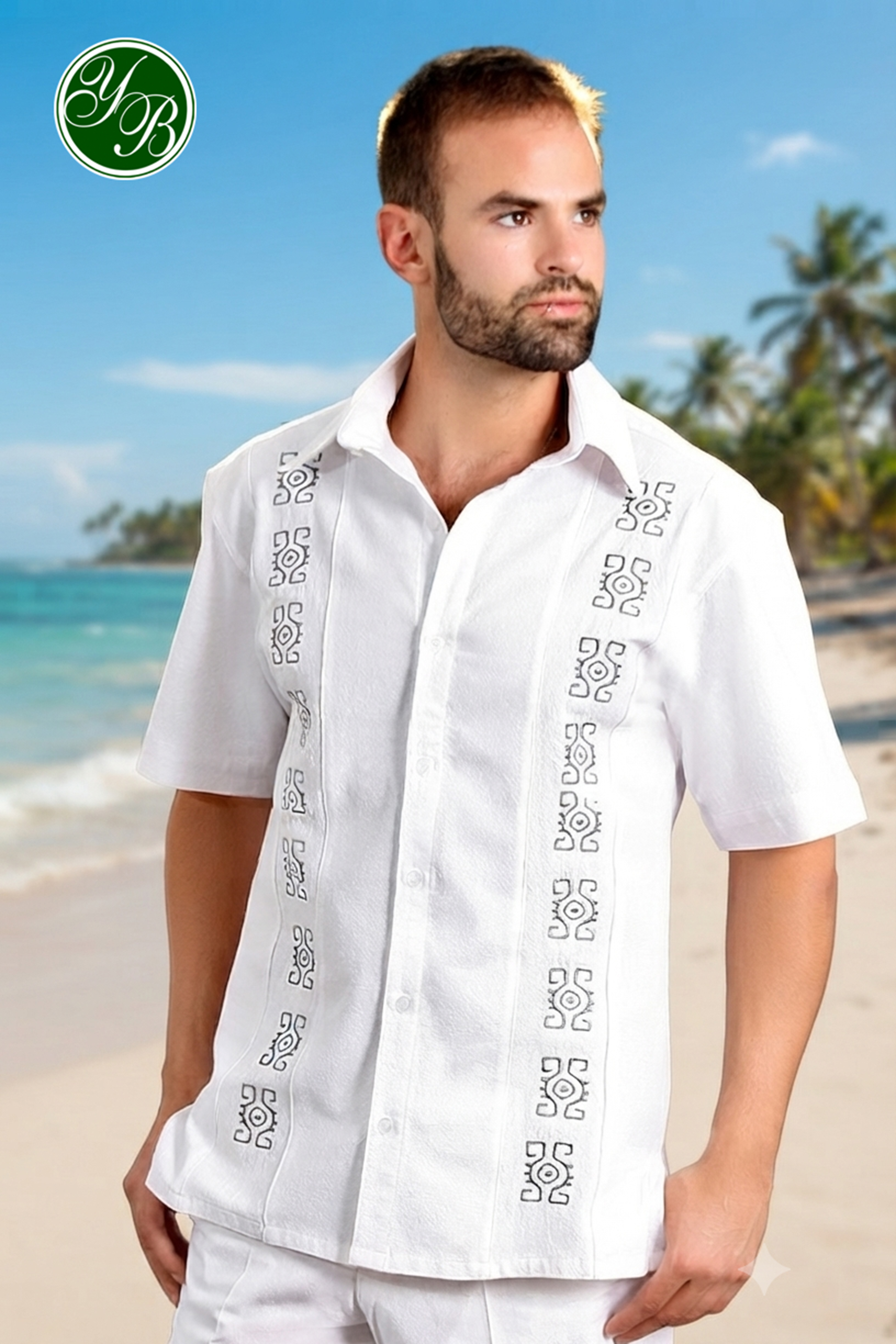 Colección masculina Yessica Basulto en manta con logotipo